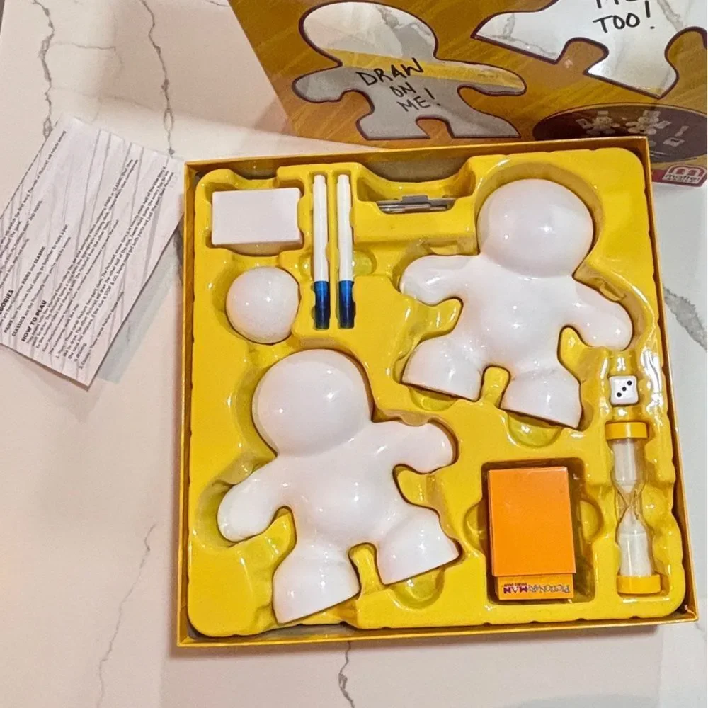 Mattel Pictionary Man Double Draw Age 7+ Pictionary Pairs Board Game Family